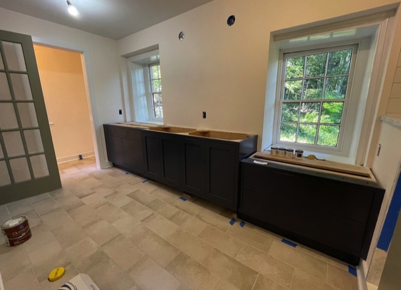 Bathroom Vanity Installation
