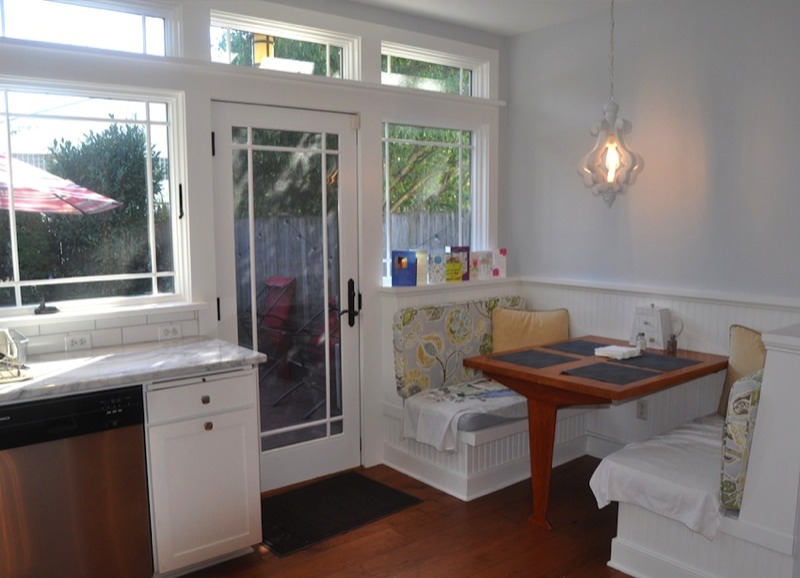 Breakfast Nook in Renovated Kitchen
